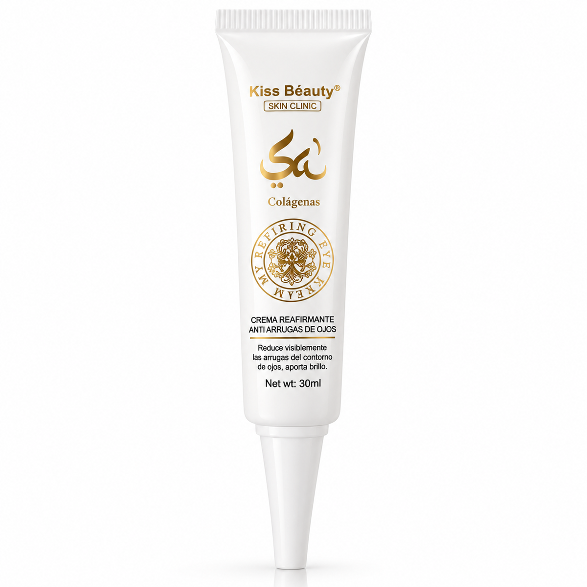 CONTORNO DE OJOS ESENCIA ÁRABE CON COLÁGENO 30ML – KISS BEAUTY (1 UD)