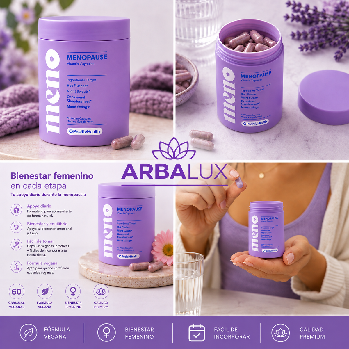 Suplemento Menopausia y Premenopausia - Meno